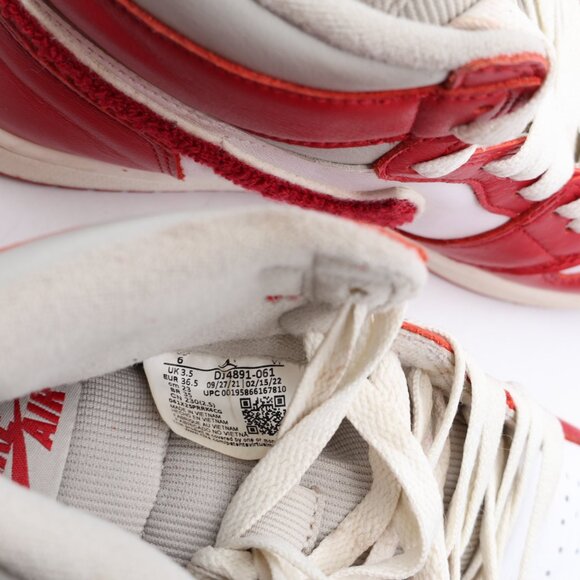 Nike Air Jordan 1 Women's 6 Newstalgia Chenille Basketball Sneakers DJ4891-061 - Picture 3 of 9